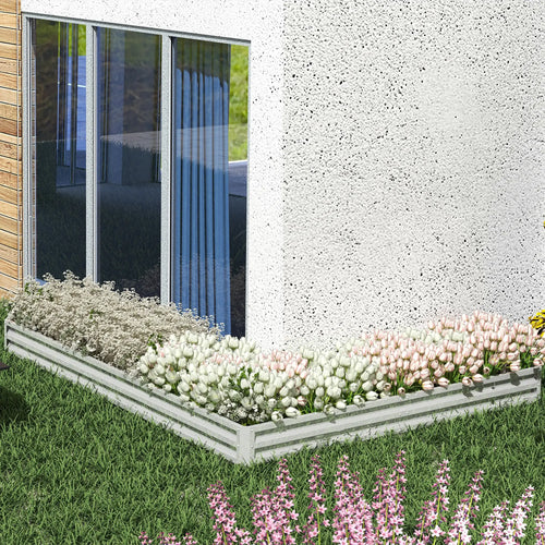 Galvanized Steel Raised Garden Bed, 82