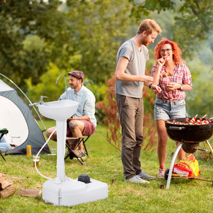 Portable Camping Sink, 17L Water Tank, Soap Dispenser, Towel Holder Camping Sinks at Gallery Canada