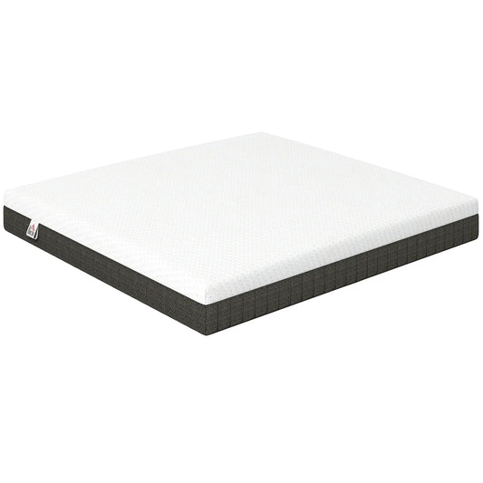 10 Inch King Mattress, Pressure Relief, Lumbar Support, Medium Firm Mattresses White, Dark Grey at Gallery Canada
