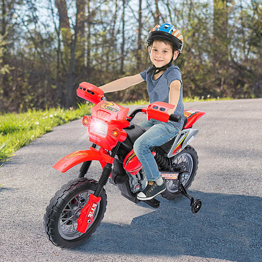 6V Electric Ride On Motorcycle, For 3-6 Year Olds, Red Electric Motorcycles Red at Gallery Canada