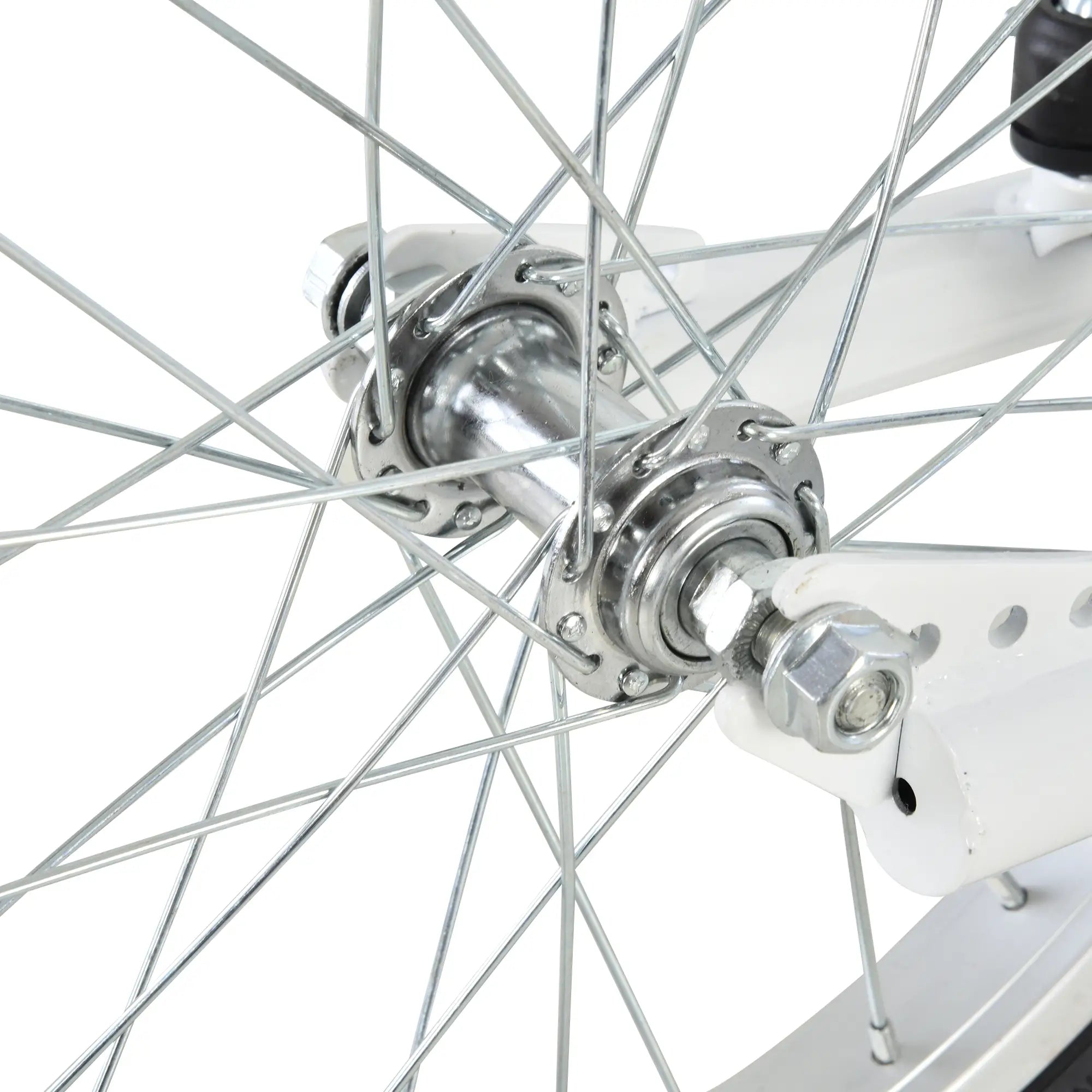 Kids Kick Scooter, 5+ Years, 16'' Inflatable Wheel, Dual Brakes, White Scooters at Gallery Canada