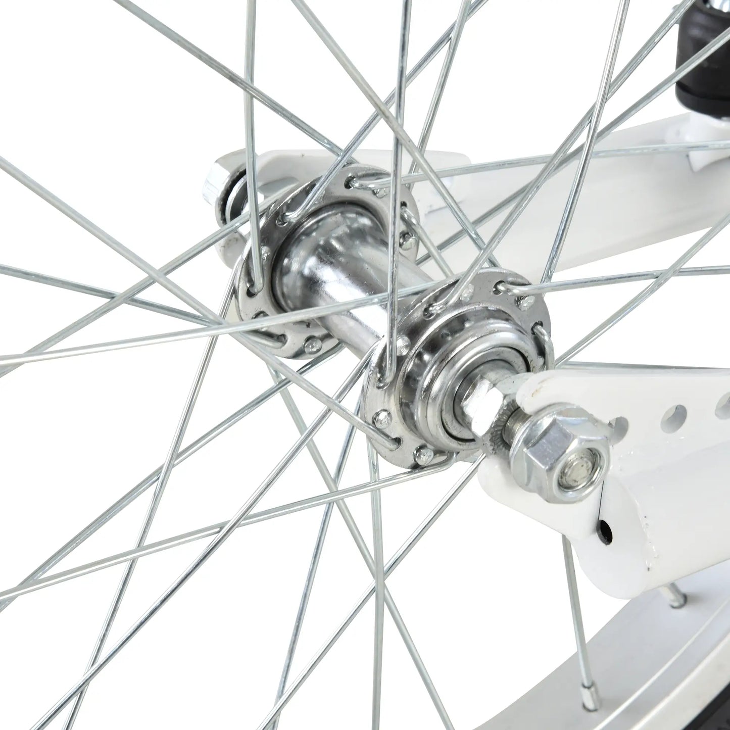 Kids Kick Scooter, 5+ Years, 16'' Inflatable Wheel, Dual Brakes, White Scooters at Gallery Canada