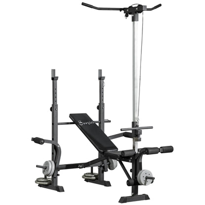 Adjustable Weight Bench with Pulley System for Home Gym Full Body Workout Weight Benches at Gallery Canada
