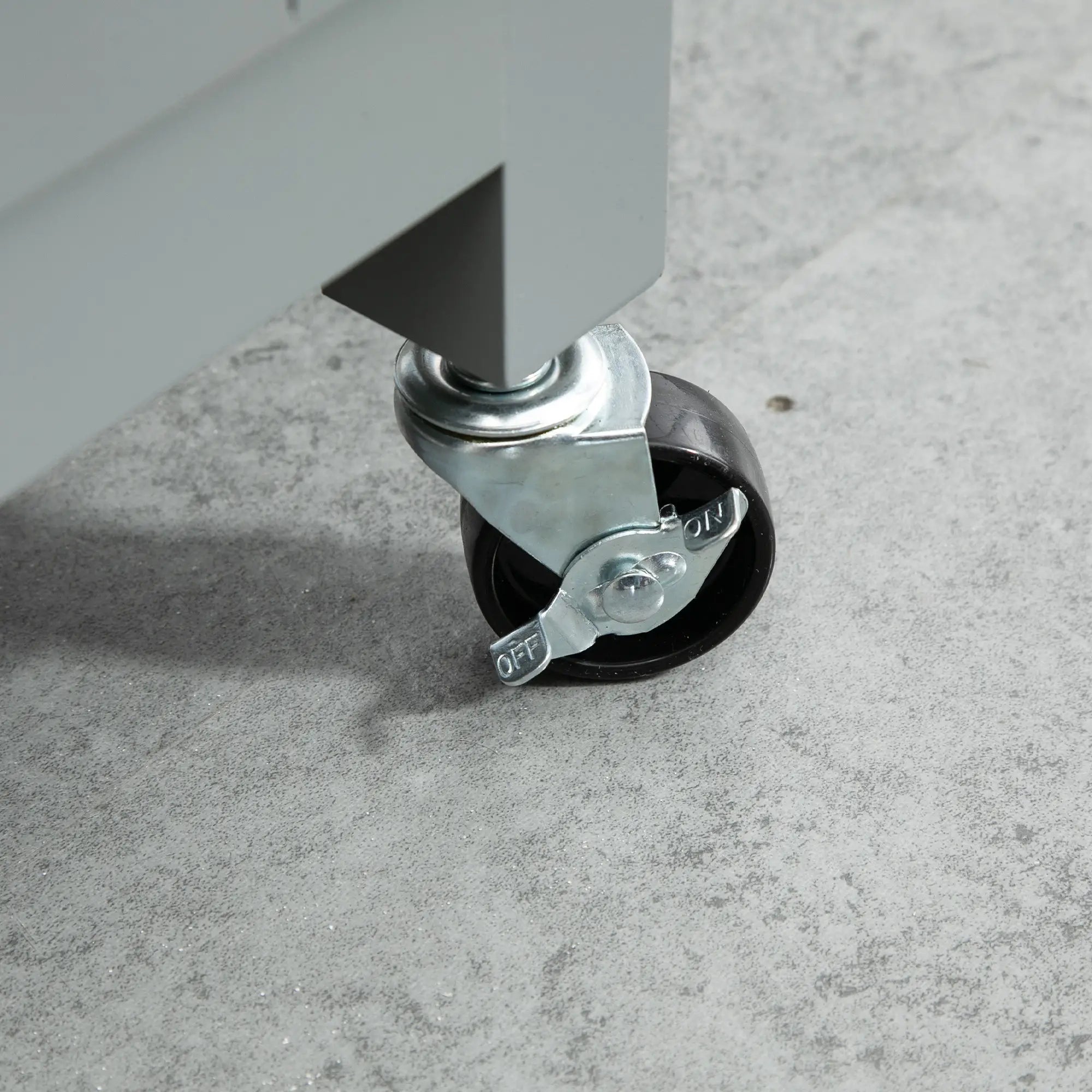 Compact Kitchen Cart on Wheels, Open Shelf, Storage Drawer, Grey Kitchen Islands & Kitchen Carts at Gallery Canada