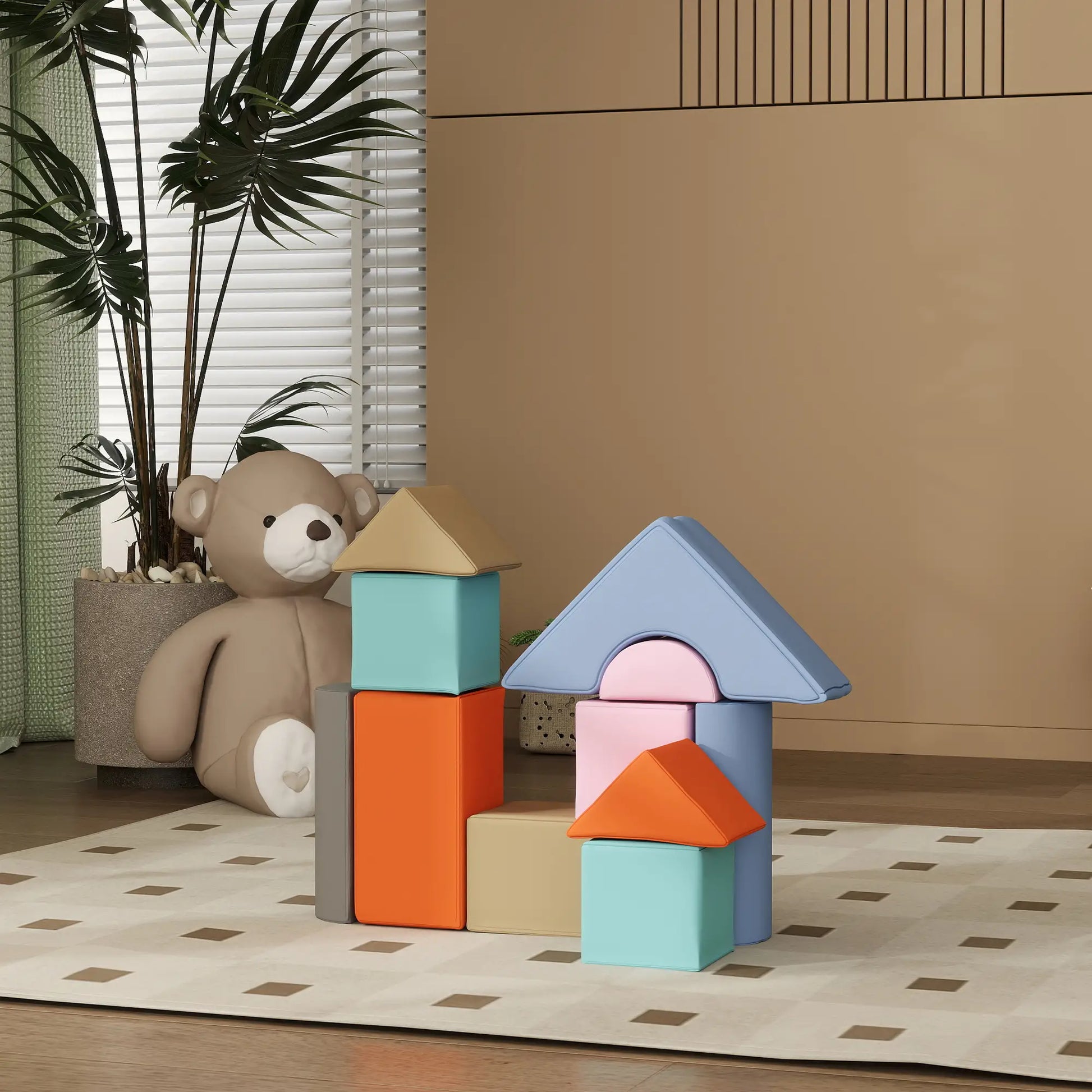 11 Piece Soft Play Equipment, 6-72 Months, Light Colour Baby Gym & Playmats at Gallery Canada