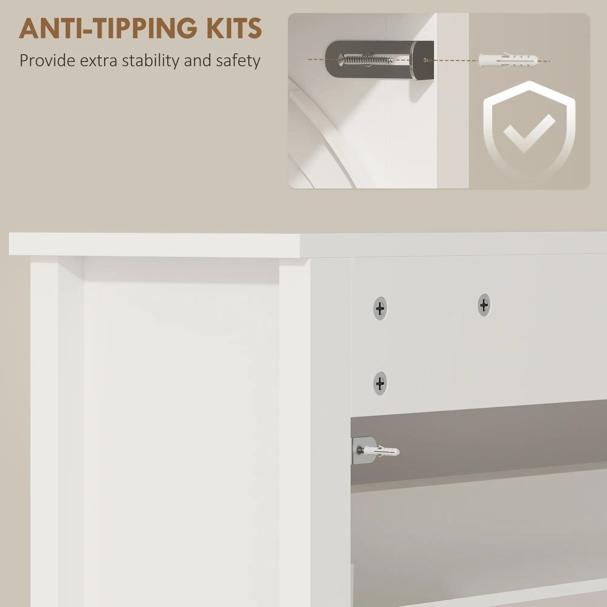 Slim Shoe Cabinet, 3 Flip Drawers, Adjustable Shelves, Holds 18 Pairs, White Shoe Storage Cabinets & Racks at Gallery Canada