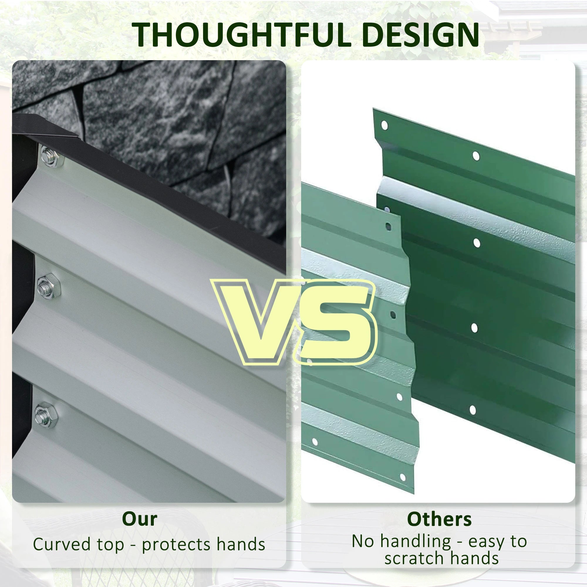 4' x 4' x 1' Galvanized Steel Raised Garden Bed, Grey Galvanized Planter Boxes at Gallery Canada