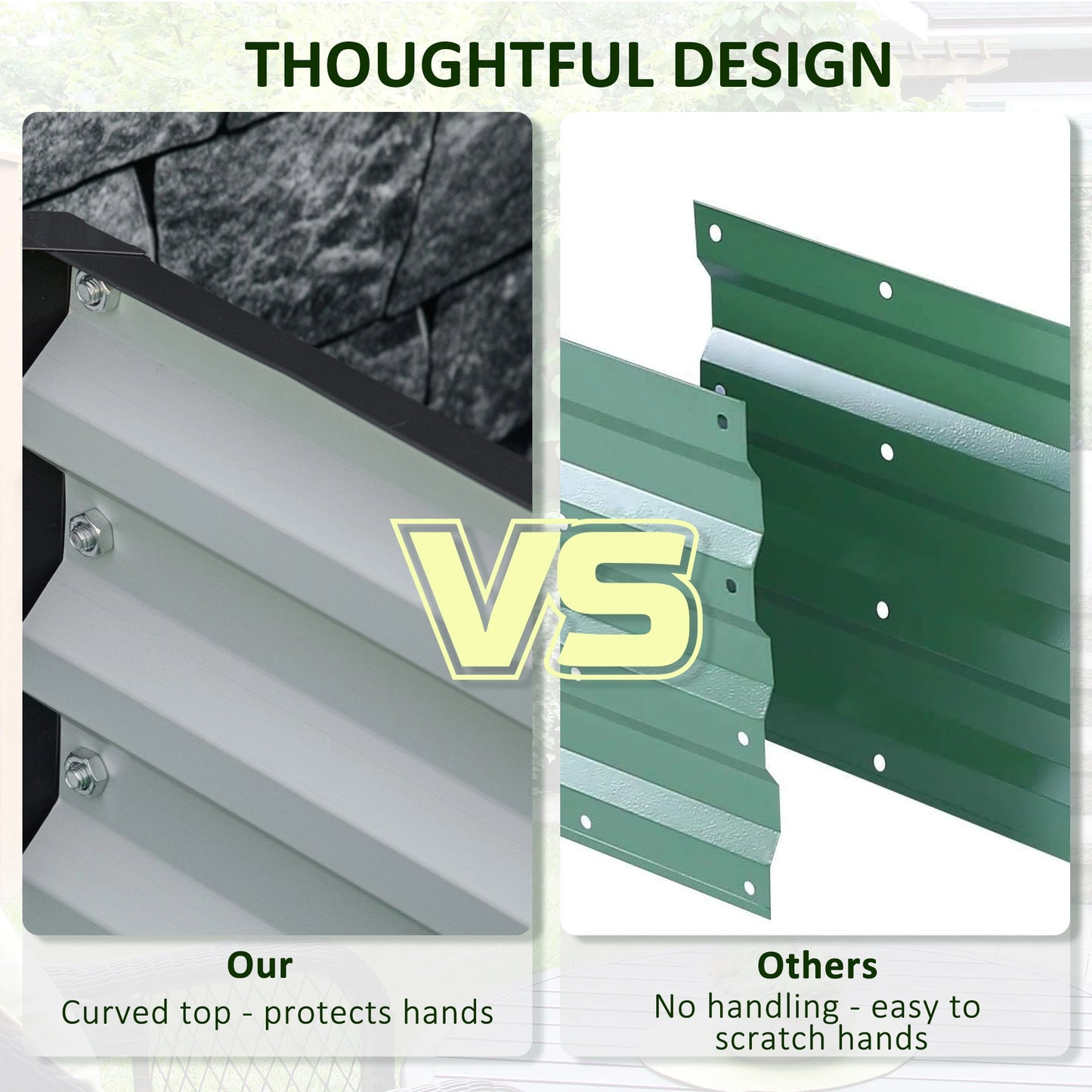 4' x 4' x 1' Galvanized Steel Raised Garden Bed, Grey Galvanized Planter Boxes at Gallery Canada