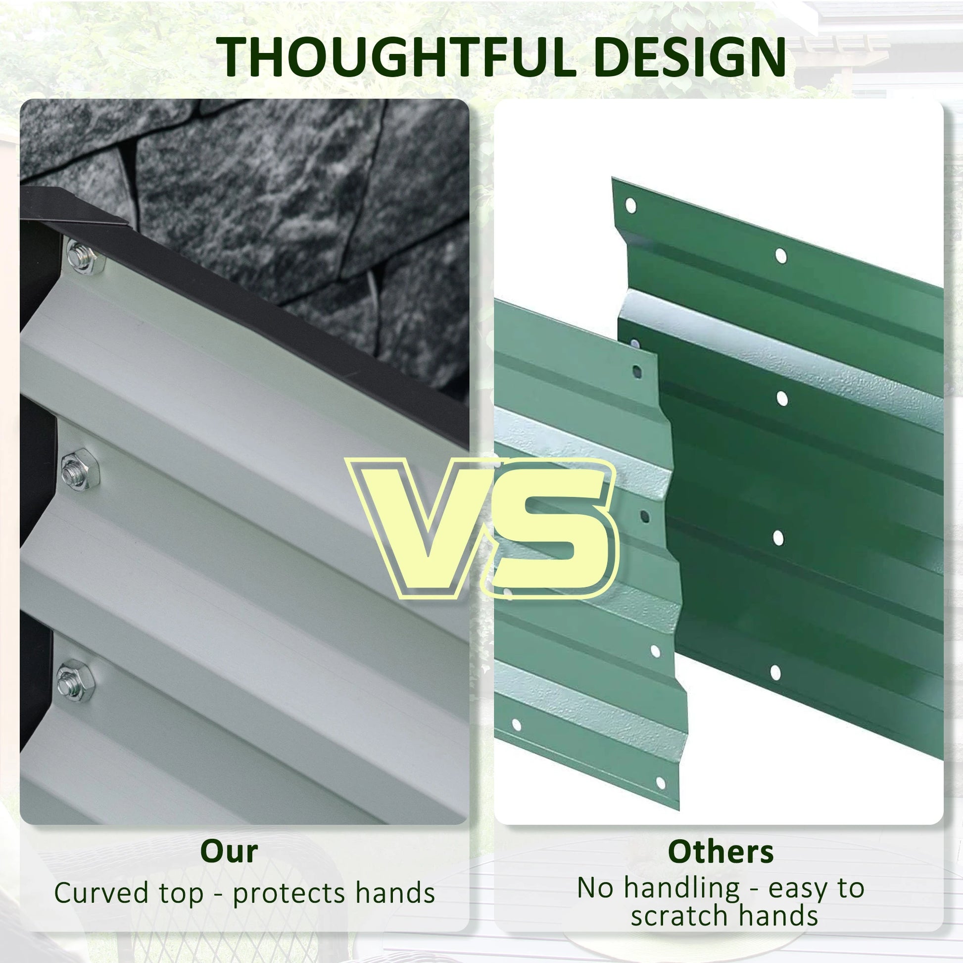 4' x 4' x 1' Galvanized Steel Raised Garden Bed, Grey Galvanized Planter Boxes at Gallery Canada