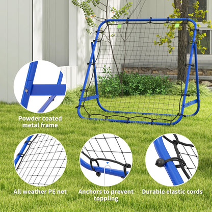 Volleyball Rebounder Net, Adjustable Soccer Rebounder, Blue Football at Gallery Canada