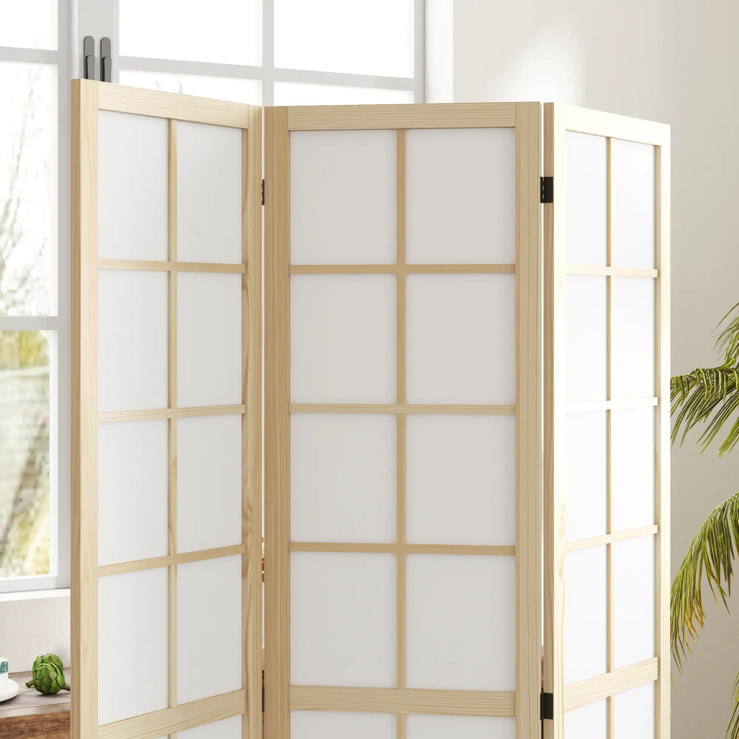 3 Panel Room Divider, 5.6 ft Folding Partition, Home Office, Bedroom Room Dividers at Gallery Canada