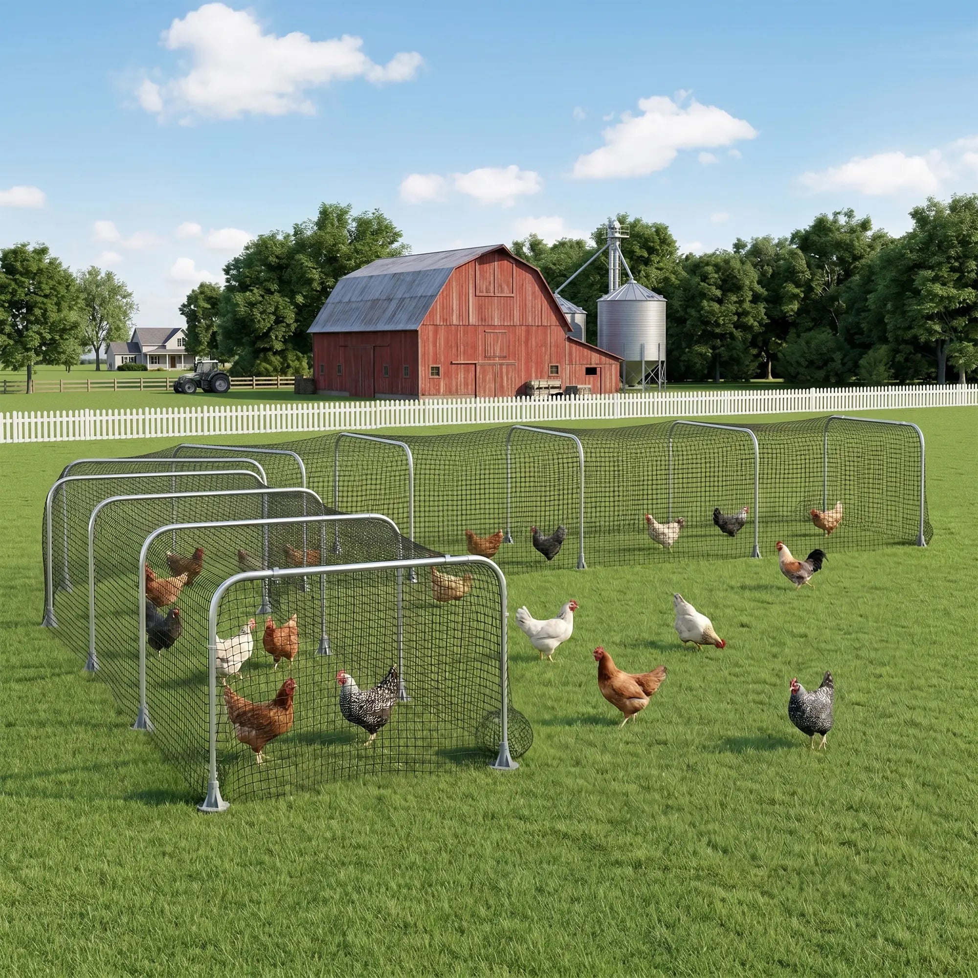 Extra Long Chicken Tunnel for Outside, 354