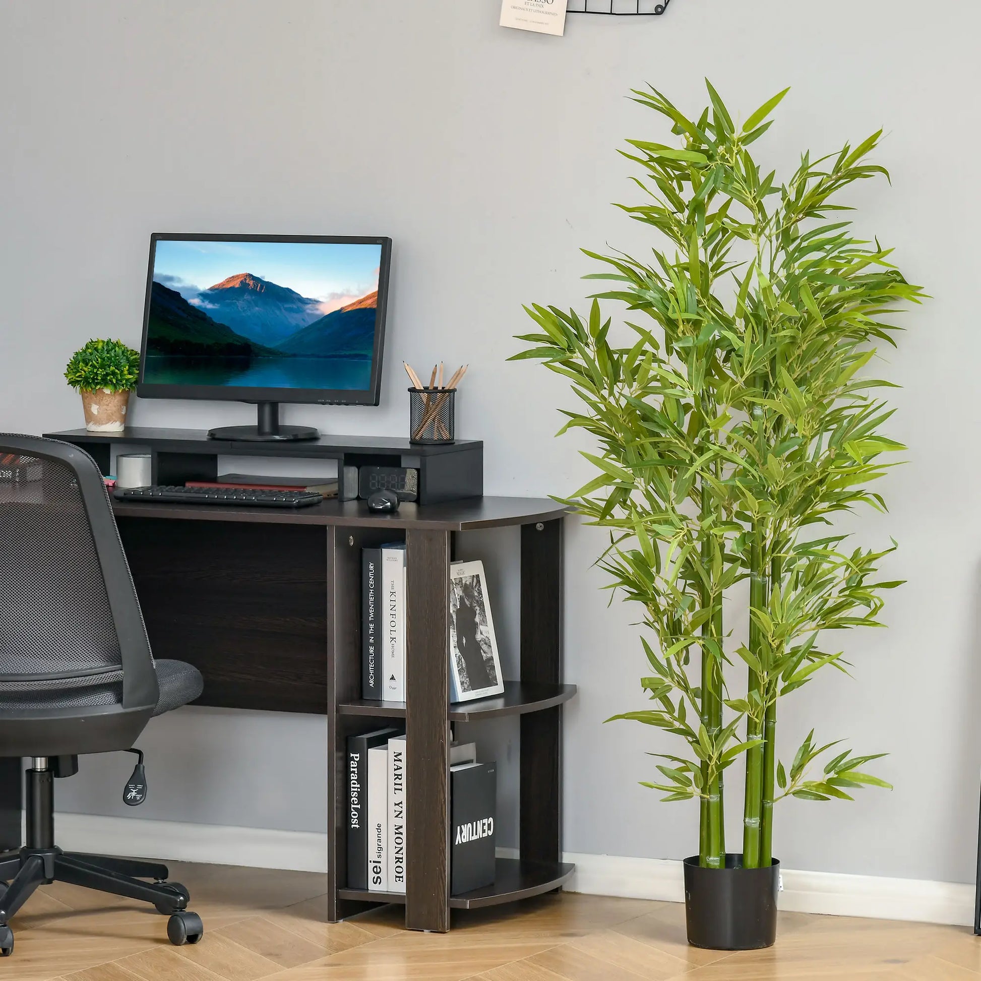 5FT Artificial Bamboo Tree, Faux Plant in Nursery Pot, Indoor Decor Artificial Trees at Gallery Canada