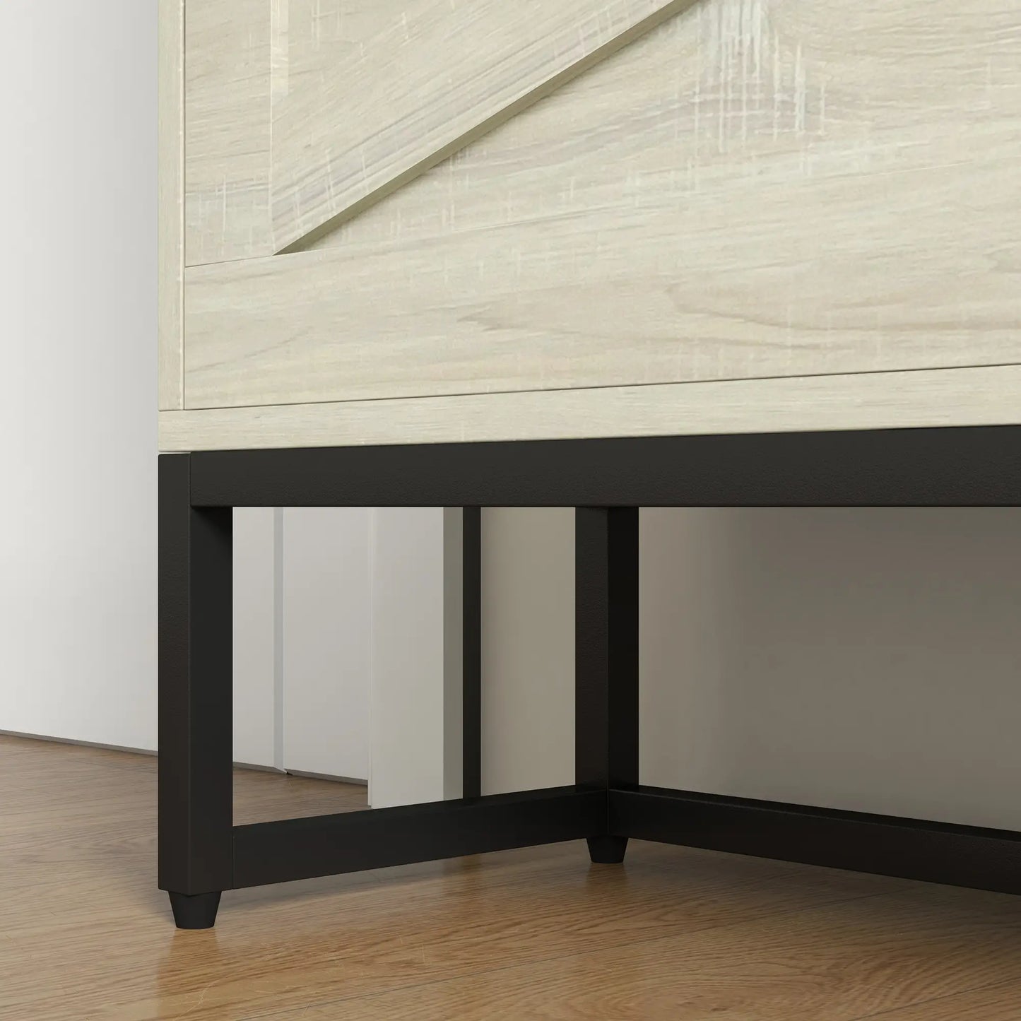 Slim Shoe Storage, 2 Flip Drawers, Adjustable Shelves, 12 Pair, Distressed, White Shoe Storage Cabinets & Racks at Gallery Canada