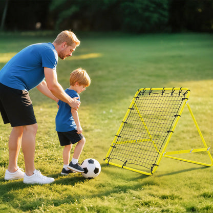 Volleyball Rebounder Net, Football Training Aid, Kickback Target, Yellow Soccer at Gallery Canada