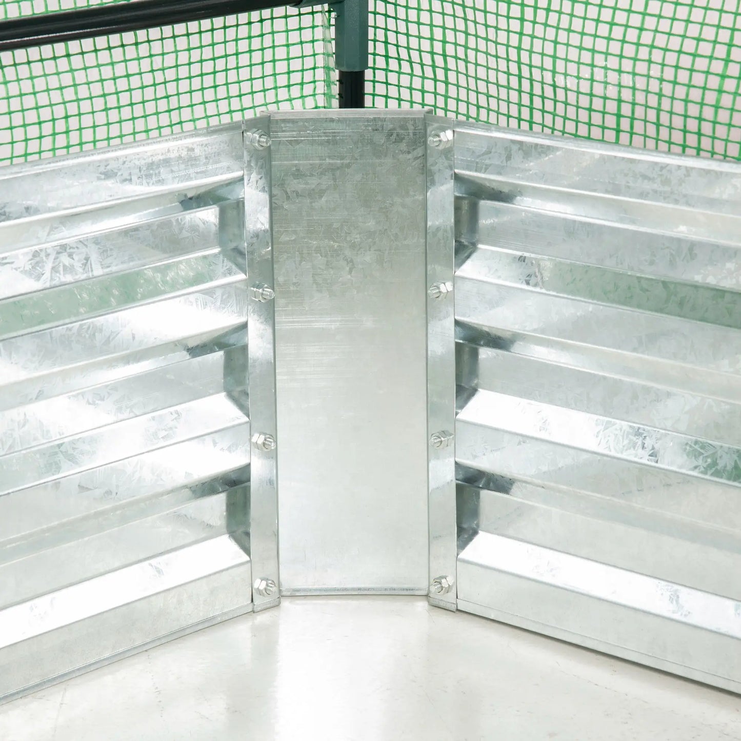 Steel Outdoor Raised Garden Bed with Greenhouse, Cover, 50"x37.4"x36.2", Green Mini Greenhouses at Gallery Canada