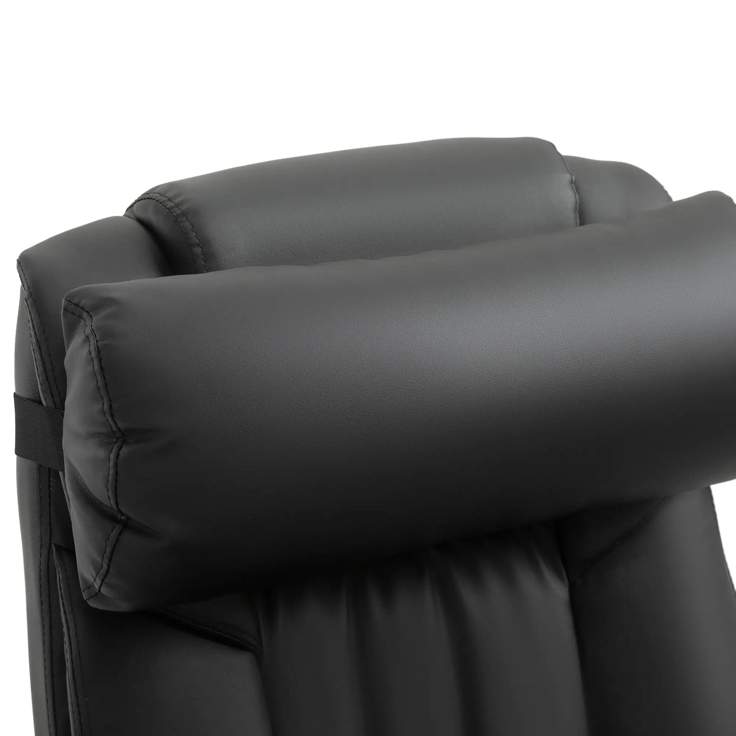 6-Point Vibration Massage Chair, Height Adjustable, Reclining, Black Massage Chairs at Gallery Canada