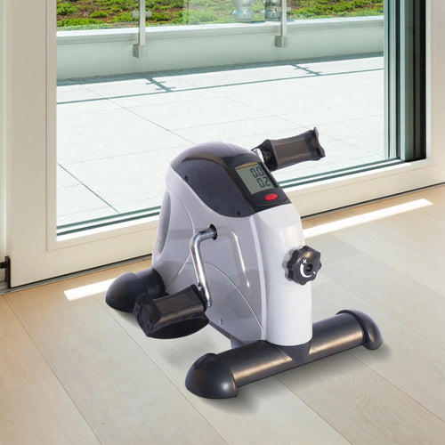 Portable Mini Exercise Bike, Desk Pedal, Indoor Cycle, LCD Display