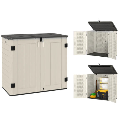 185 Gallon Outdoor Storage Cabinet, Openable Top, Lockable Doors Sheds at Gallery Canada