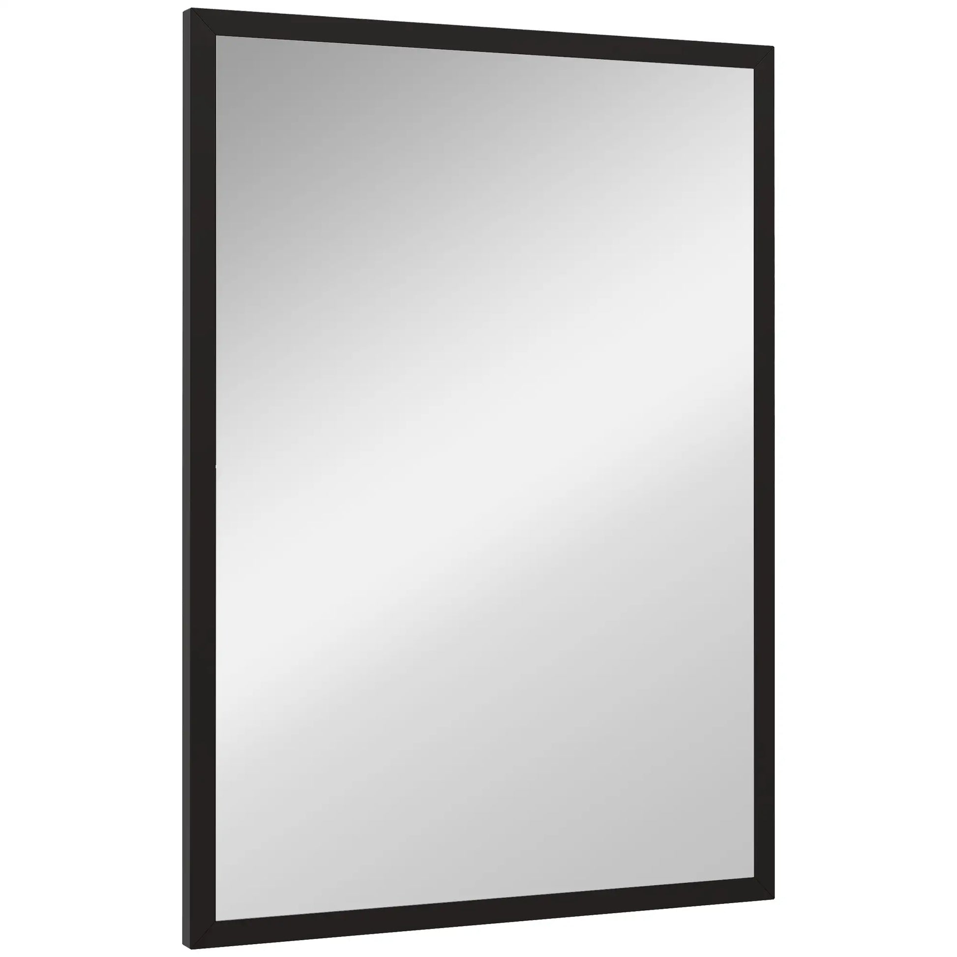 22" x 30" Bathroom Mirror, Rectangular Wall Mirror, Black Wall Mirrors Black at Gallery Canada