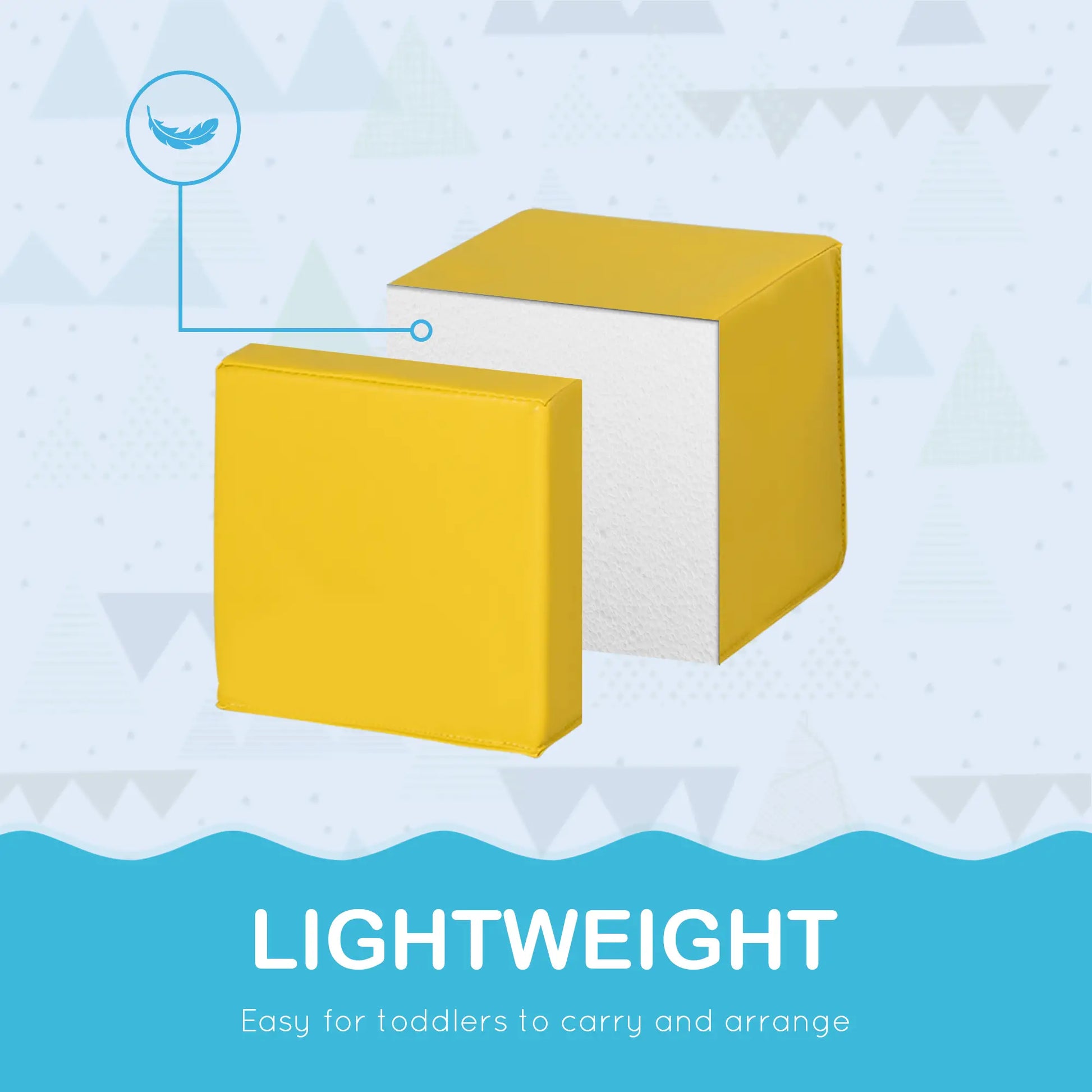 12 Piece Soft Play Blocks, Foam Toy, Building Stacking, Multicolours Baby Gym & Playmats at Gallery Canada