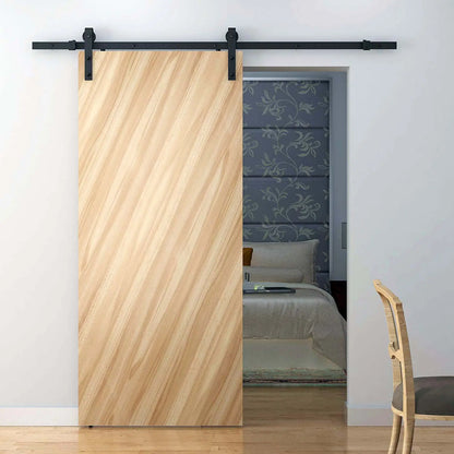 6.6FT Carbon Steel Sliding Barn Door Hardware, J Shape Roller Door Hardware at Gallery Canada