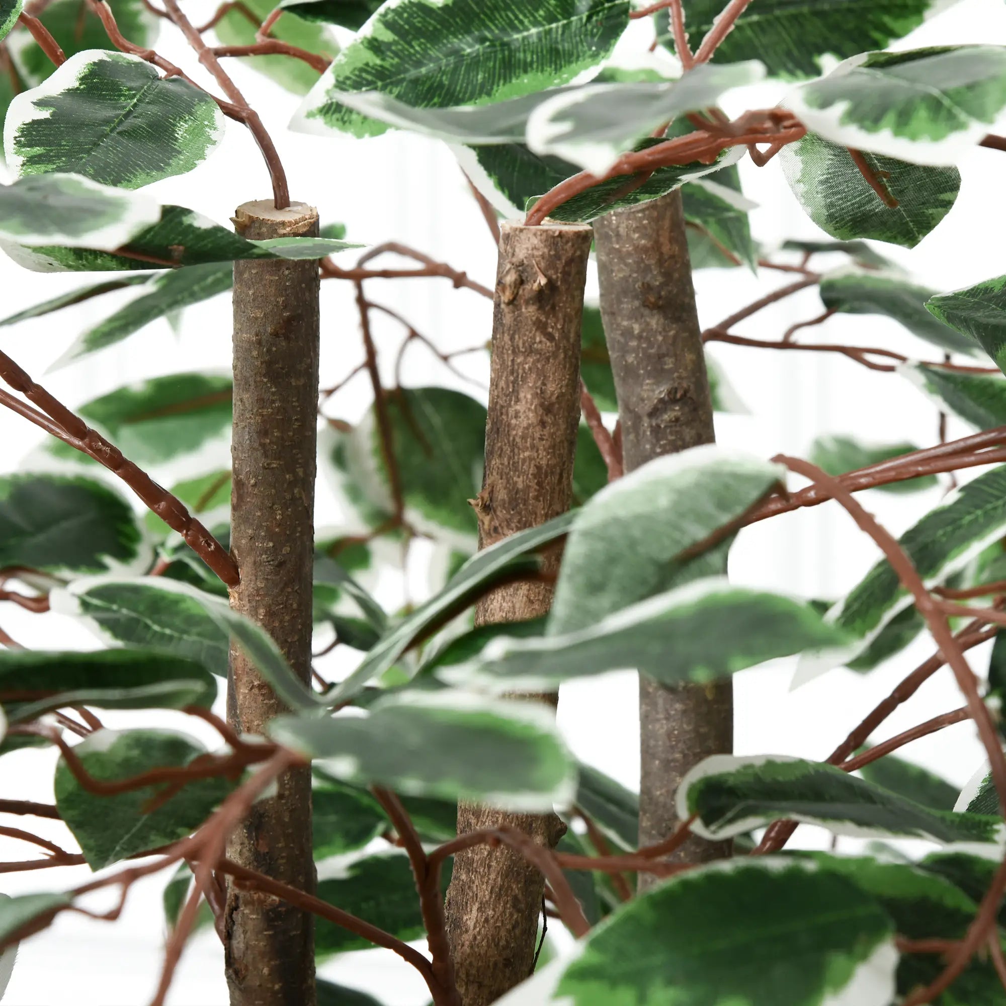 5.3ft Artificial Ficus Tree, Indoor Fake Plant with Pot, Home Office Decor Artificial Trees at Gallery Canada