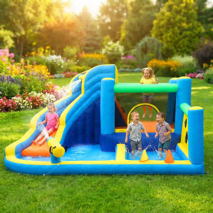 Inflatable Bounce House With Slide, Pool, Ball Pit, 12' x 12' Inflatables at Gallery Canada
