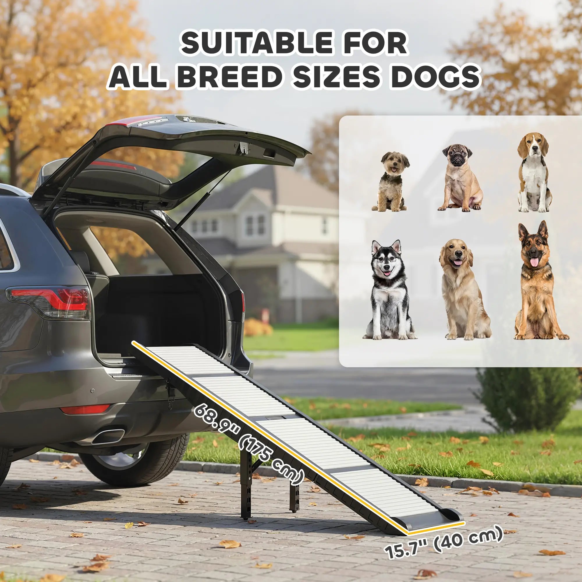 Foldable Dog Car Ramp, 69
