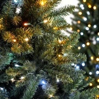 Sapin de Noël Frasier Grande Fir de 7,5 pieds, lumières LED, télécommande, minuterie
