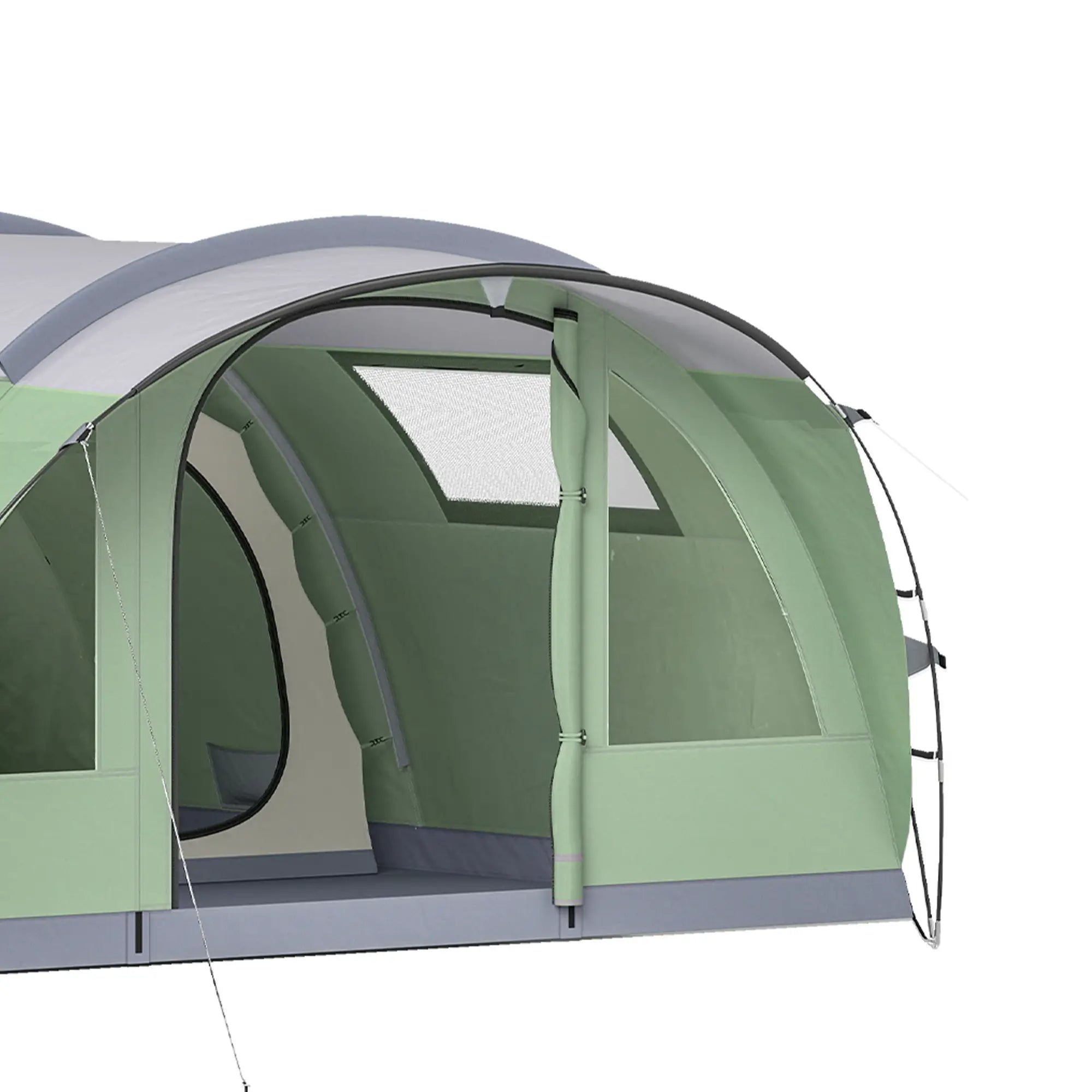 Large Family Tent, 2-4 Person, 4 Windows, Porch, Light Green Camping Tents at Gallery Canada