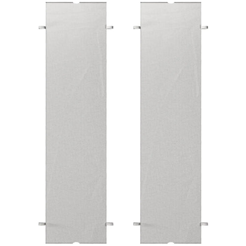 2 Pcs UV Protection Pergola Canopy, 10' x 10', Light Grey