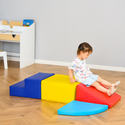 Foam Play Set, Toddler Nugget 4 Pieces, Lightweight Climbing Crawling Sliding Baby Gym & Playmats at Gallery Canada