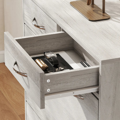 Rangement étroit pour chaussures, 2 tiroirs à rabat, étagères réglables, 12 paires, gris