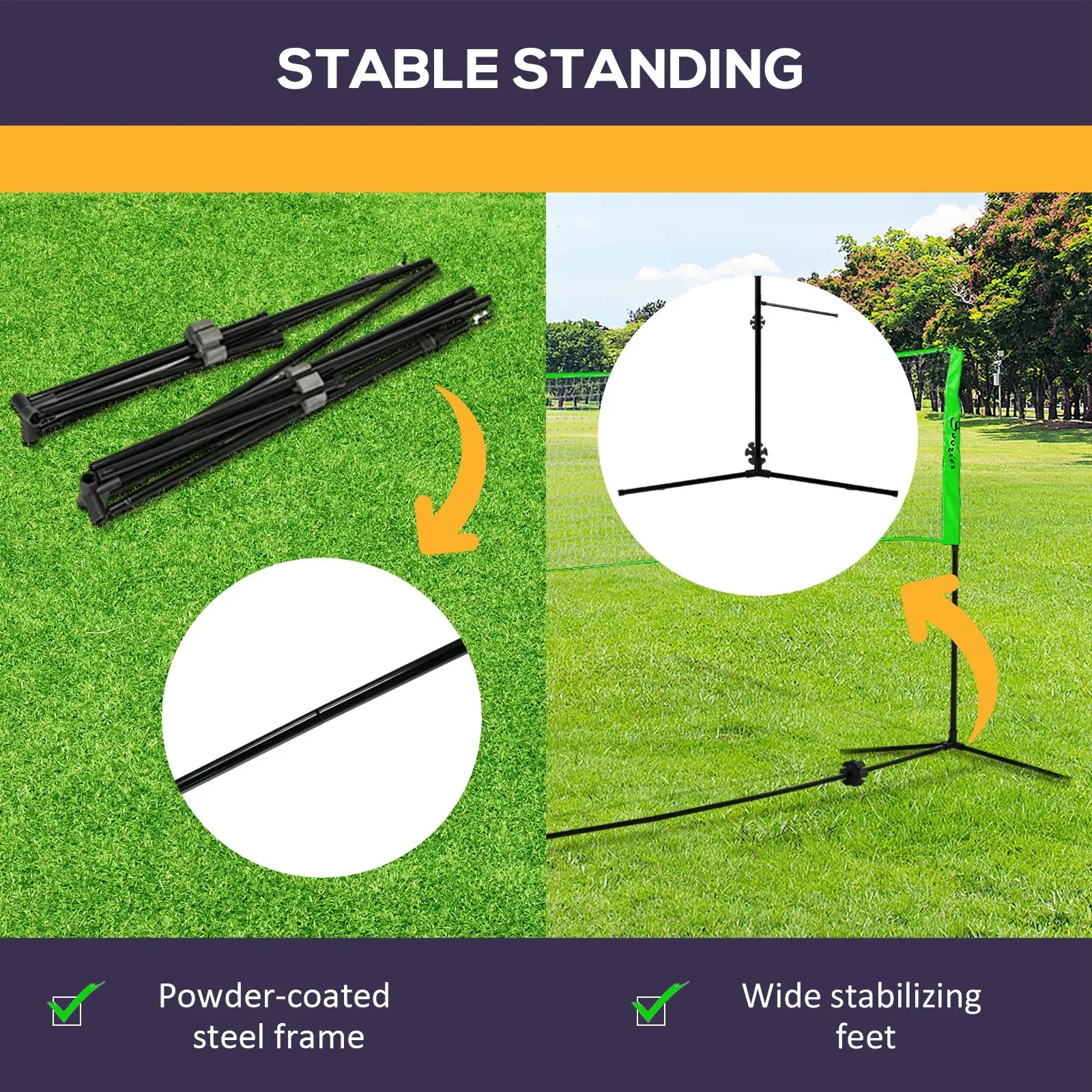 Portable Badminton Set, 3 Shuttlecocks, 4 Rackets, Indoor Outdoor Badminton at Gallery Canada