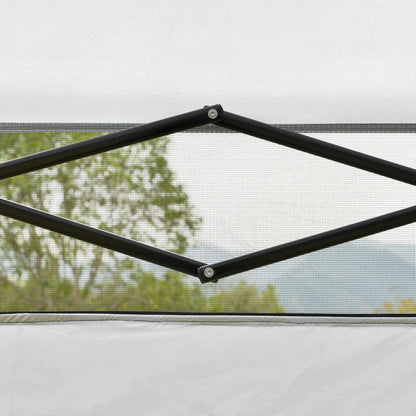 7' x 7' Pop Up Canopy Gazebo Tent, Adjustable Legs, White Pop Up Canopies at Gallery Canada