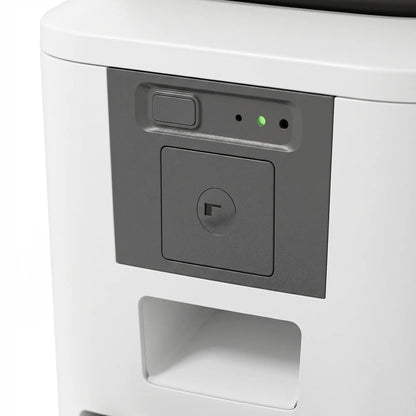Distributeur automatique pour chat avec caméra, WiFi 2.4G, 8L, double alimentation