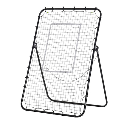 Volleyball Rebounder Net, Adjustable Soccer Rebounder, Lacrosse Baseball Training Aid Football Black at Gallery Canada