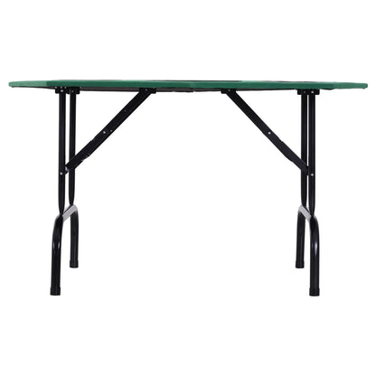 47" Folding Poker Table, Octagon Blackjack Table for 8, Green Game Tables at Gallery Canada