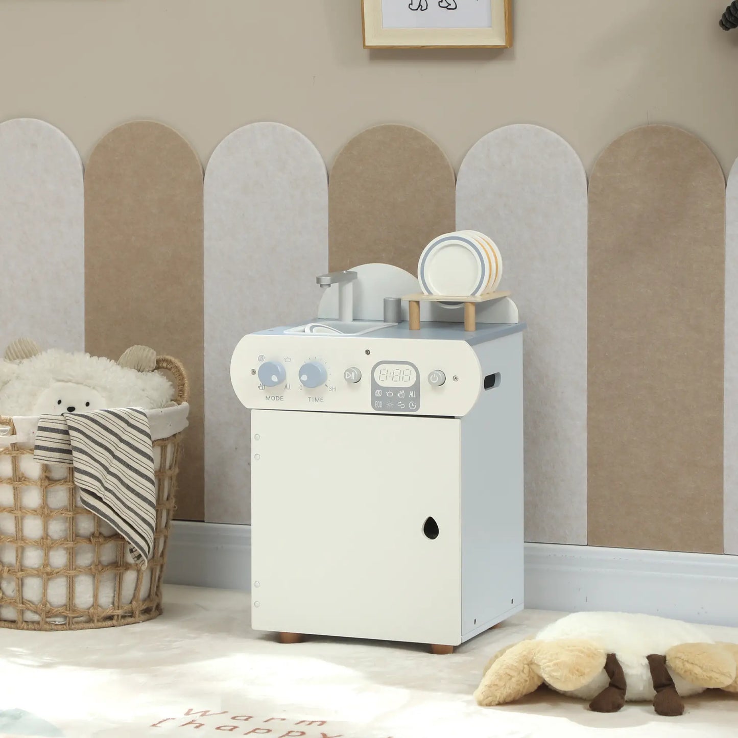 Wooden Dishwasher Playset, Play Sink Toys, Faucet and Accessories Play Kitchen at Gallery Canada