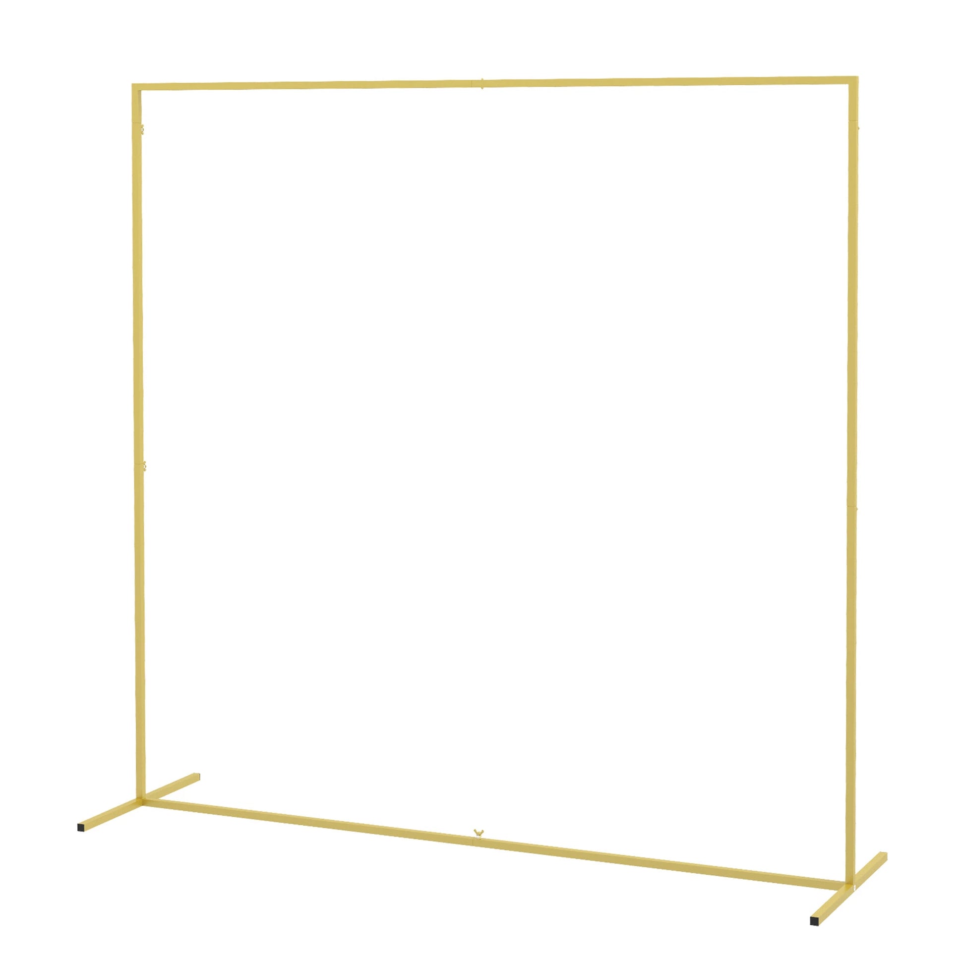 6.6 x 6.6FT Backdrop Stand, Square Metal Wedding Arch, Gold Garden Arches at Gallery Canada