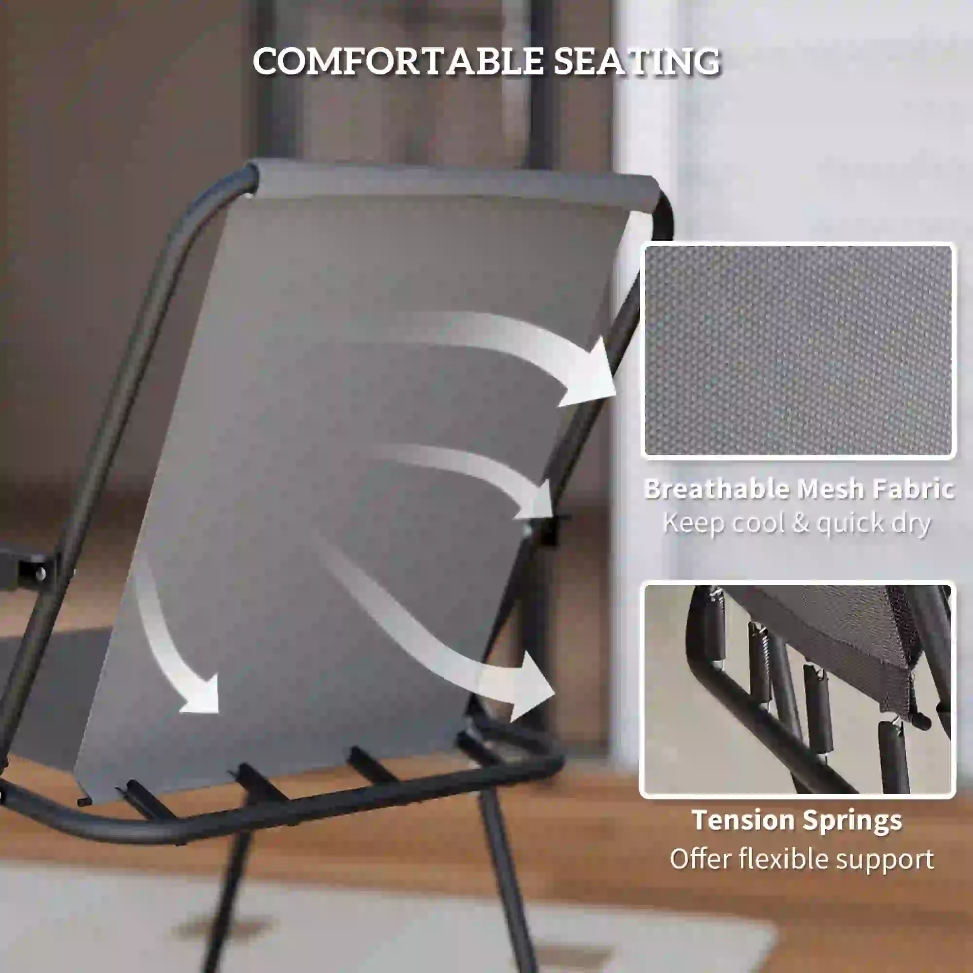 6-Piece Patio Dining Set, Umbrella, Folding Chairs, Glass Table, Grey Bistro Sets at Gallery Canada