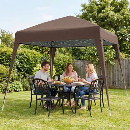 8' x 8' Pop Up Canopy, Outdoor Folding Tent, Portable Party Tent Pop Up Canopies at Gallery Canada