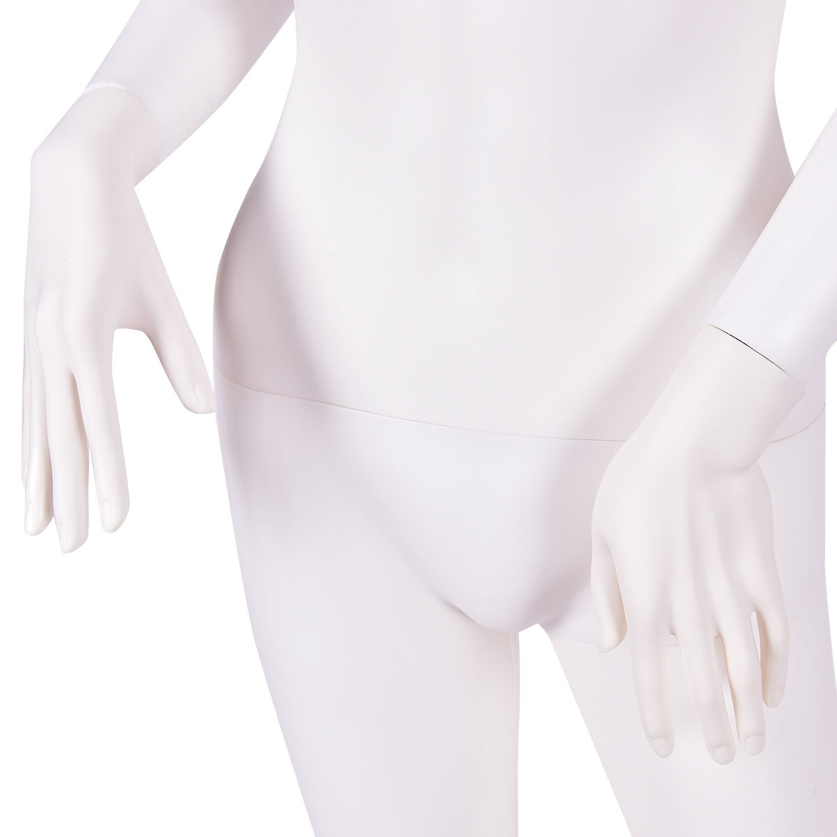 5.8 Feet Plastic Female Mannequin Adjustable Detachable Manikin with Metal Stand Decorative Accessories at Gallery Canada