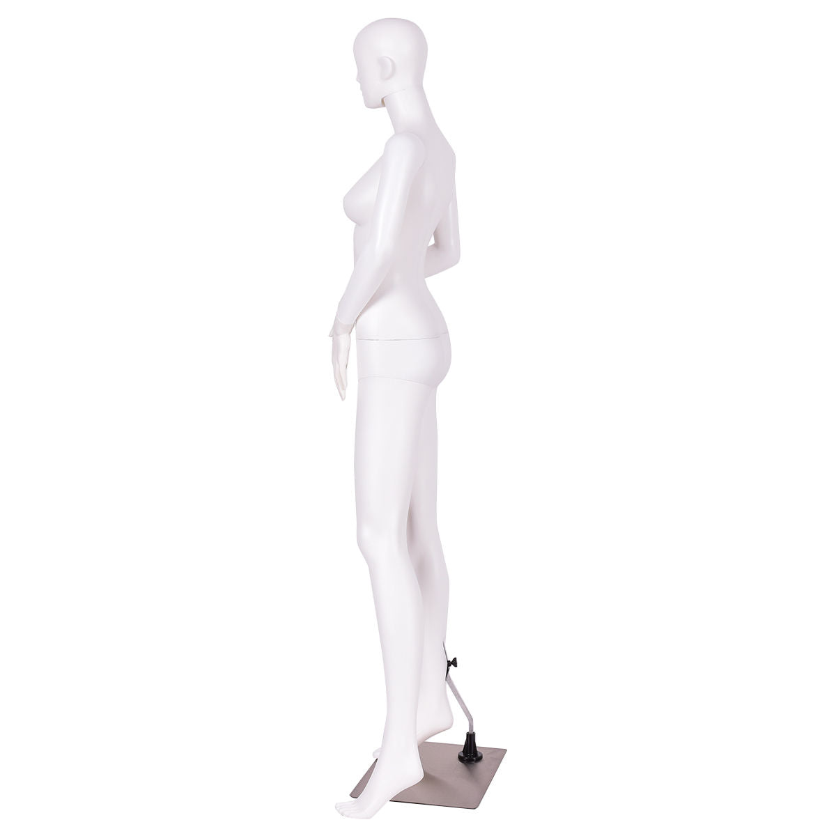 5.8 Feet Plastic Female Mannequin Adjustable Detachable Manikin with Metal Stand Decorative Accessories at Gallery Canada