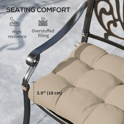 4-Piece Patio Chair Cushion Set With Ties, Indoor Outdoor Replacement Patio Chair Cushions at Gallery Canada