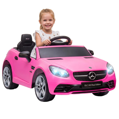 12V Ride On Car, Parent Remote, Two Motors, Music, Lights, Pink, 3-6 Years Electric Toy Cars Pink at Gallery Canada