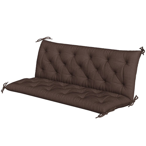 3-Seater Outdoor Bench Swing Chair Replacement Cushions, Patio Garden