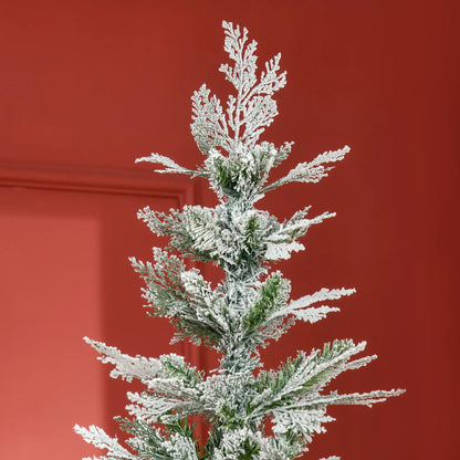 7.5 Feet Artificial Christmas Tree, 880 Cypress Branches, Green Pencil Christmas Trees at Gallery Canada