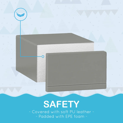 2-Piece Soft Play Kids Foam Set, for Crawl and Climb, Light Grey Kids Gym & Playmats at Gallery Canada